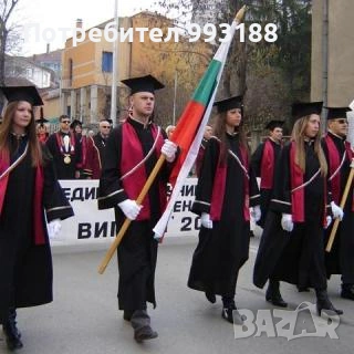 Тоги и шапки за дипломиране, шалове с лого, тениски с лого, снимка 9 - Други услуги - 55133248
