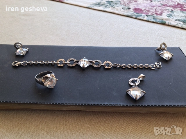 сребро бу.гари, снимка 3 - Пръстени - 54345485