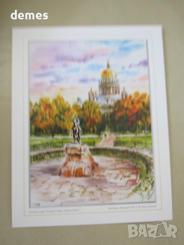 +Серия картини живопис в рамка-Петербург, Русия , снимка 4 - Картини - 55161247
