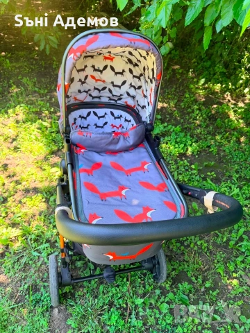 Количка Cosatto Giggle Quad 3 в 1 Charcoal Mister Fox, снимка 3 - Детски колички - 54897255