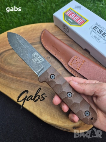 Нож ESEE USA Camp Lore PR4,Randall's Adventure,фултанг с кожена кания, снимка 10 - Ножове - 54752072
