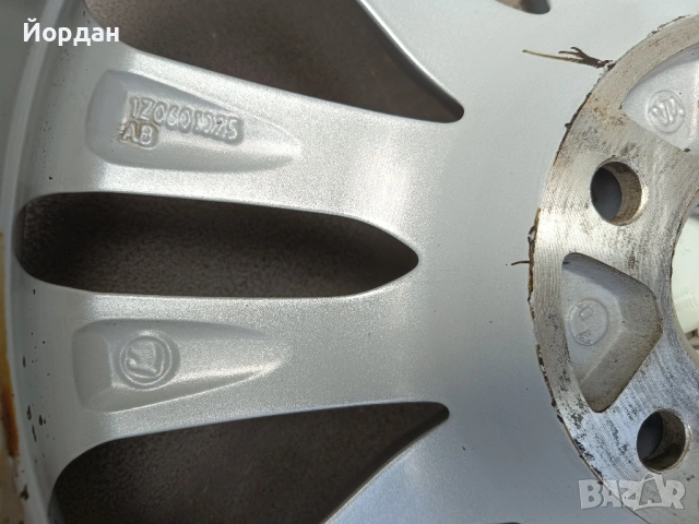 ОРИГИНАЛНИ джанти 17 ' цола 5x112 7J Skoda Octavia / Шкода Октавия АУДИ VW Seat, снимка 12 - Гуми и джанти - 54527300