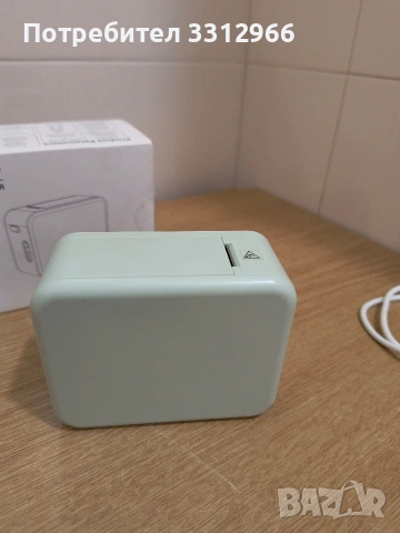 P15 Bluetooth преносим термопринтер с етикетна ролка, Adomnes, Li-Ion 1200 mAh батерия, Type-C , снимка 3 - Друга електроника - 54892795