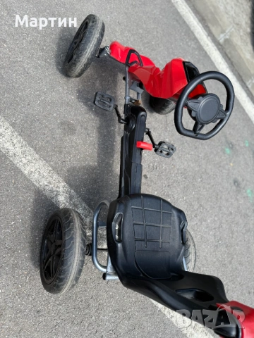 Детски картинг / Pedal Go Kart – Червен, снимка 4 - Скутери и тротинетки - 54606281