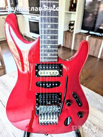 ibanez 450S Transparent Red, 1991, Japan, снимка 3 - Китари - 54696662