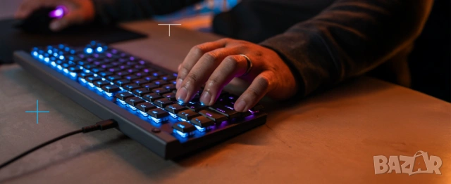 Геймърска клавиатура Logitech G515 Rapid TKL DEU QWERTZ черна - НОВА, снимка 5 - Клавиатури и мишки - 54683922