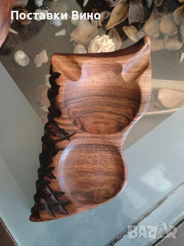 Пепелник за пури с място за чаши, снимка 5 - Декорация за дома - 54329253