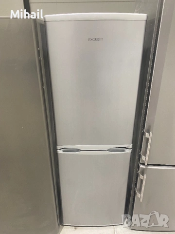 Хладилник с фризер Exquisit KGC145-50-E-040F Inox – 142 л, Немски, LED осветление