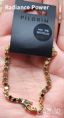 Гривна с 18К златно PILGRIM 