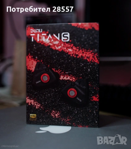 Нови- неотваряни DUNU TITAN S  11mm Dynamic Driver Monitor IEM, снимка 2 - Слушалки и портативни колонки - 51428105
