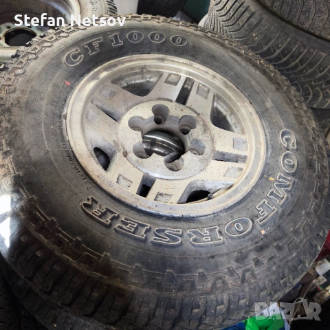 Оригинални джанти с  гуми Тоуота 6x139, 4Runner, Hilux, Surf, Land cruiser, снимка 4 - Гуми и джанти - 54736369