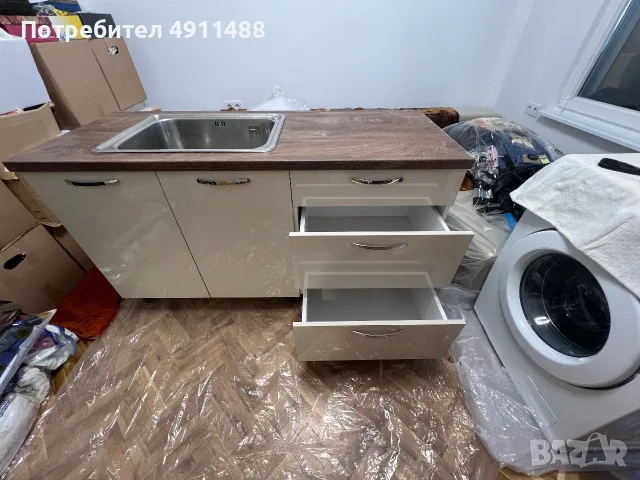 Вграден шкаф с мивка, снимка 2 - Шкафове - 55595774