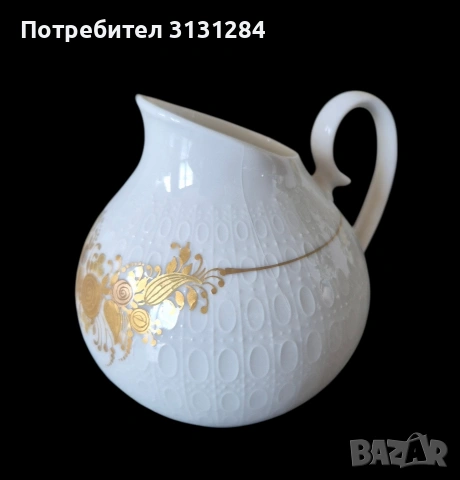 Колекционерски порцеланов кофейн сервиз Rosenthal Romanze, Bjørn Wiinblad, снимка 6 - Сервизи - 54902063