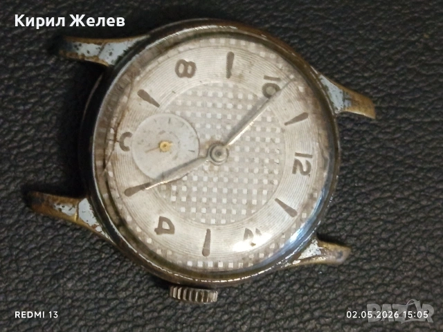 Два стари механични часовници СССР, ГДР за части ремонт КОЛЕКЦИЯ 33245, снимка 5 - Антикварни и старинни предмети - 54389088