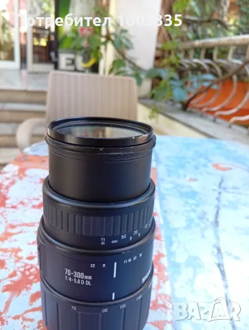 обектив Sigma d dl 70-300, снимка 2 - Обективи и филтри - 55309569