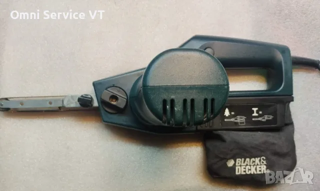 Black & Decker KA292E – електрическа лентова пила (Powerfile) -лентов шлайф , снимка 2 - Шлайфмашини - 55513094