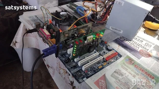Дънна платка Gigabyte GA-8PE800 REV1.1 Socket 478 CPU+FAN+RAM, снимка 9 - Дънни платки - 55481076