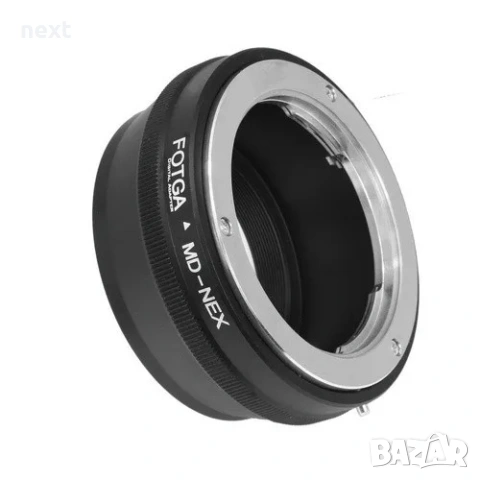 Преходник FOTGA Minolta MD към Sony E Mount за NEX A7 A6000, снимка 2 - Обективи и филтри - 54750920