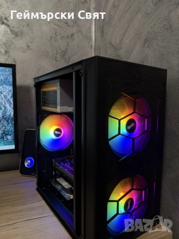 Геймърски компютър Intel Core i3-9100F / GTX 1650 4GB / 16GB RAM / SSD + HDD, снимка 2 - Геймърски - 55494498
