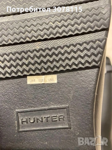 Гумени ботуши HUNTER черни 37, снимка 5 - Дамски ботуши - 54090852