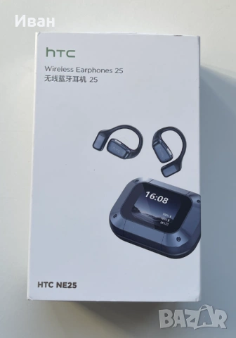 HTC NE25 безжични слушалки – нови, AI превод, LCD