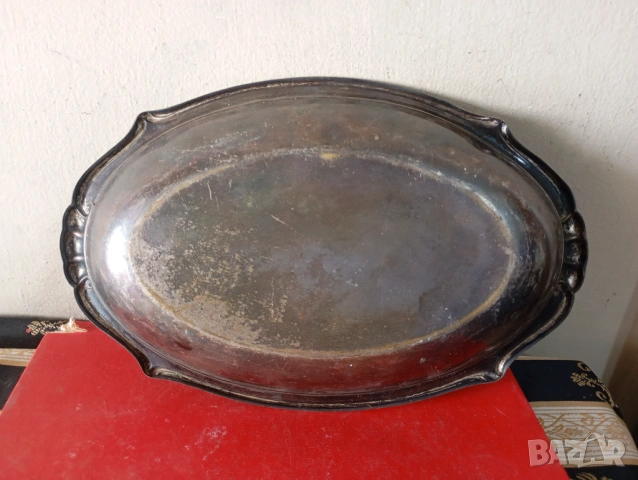 Стара посребрена купа,фруктиера, снимка 4 - Други ценни предмети - 54286318