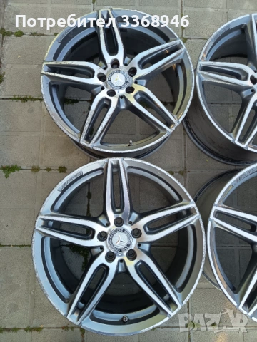 Джанти Mercedes AMG 19" 5x112 W213 OEM sport packet, снимка 3 - Гуми и джанти - 54393408