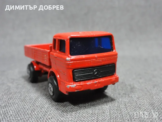 СТАРА РЕТРО МЕТАЛНА КОЛИЧКА КАМИОН MERCEDES TRUCK MATCHBOX ENGLAND, снимка 5 - Колекции - 55644887