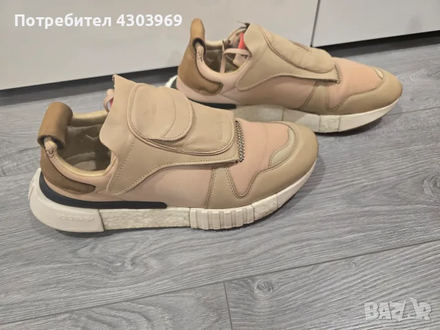 Оригинални кожени маратонки Adidas 47 1/3, снимка 4 - Маратонки - 55683981