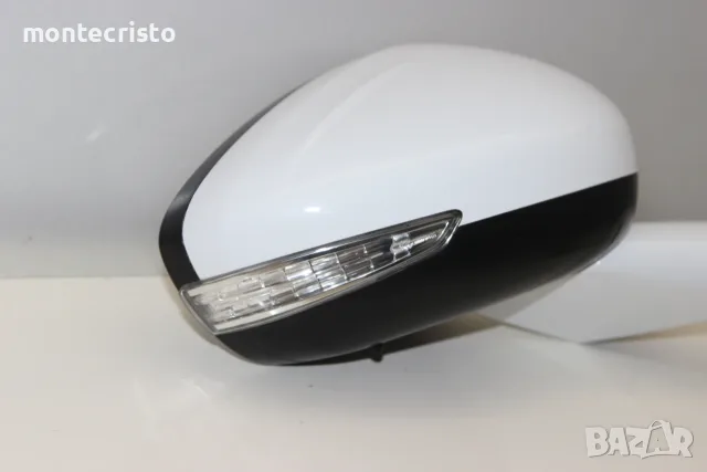 Дясно огледало Citroen C4 Spacetourer (2019-2022г.) 10 пина прибиране прибиращо Бял Бяло, снимка 6 - Части - 55568429