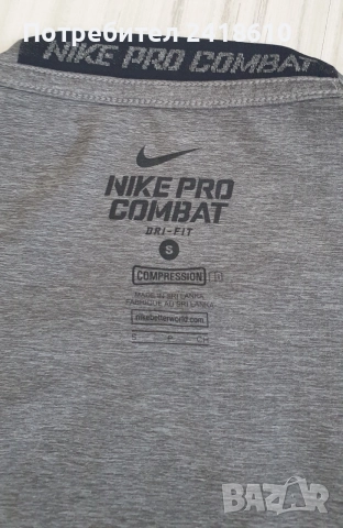 Nike PRO Combat Compression Dri - Fit Mens Size S  НОВО! ОРИГИНАЛ! Мъжка Тениска !, снимка 2 - Тениски - 54792202