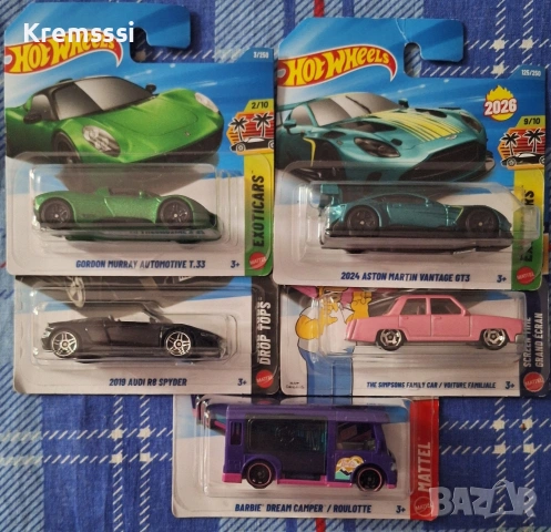Колички Hot wheels 