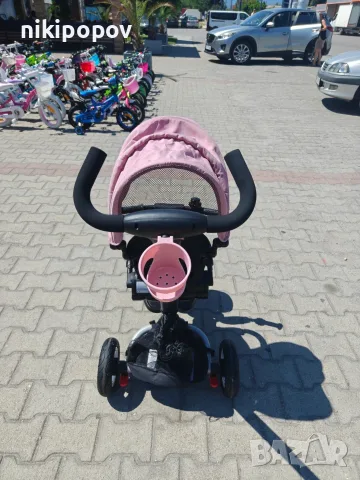 BYOX Детска триколка Flexy LUX розов, снимка 9 - Детски велосипеди, триколки и коли - 55440169
