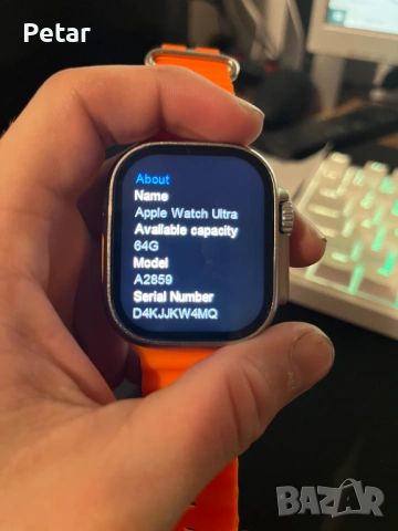 Apple Watch Ultra 3 TOП ЦЕНА-СПЕШНО, снимка 3 - Смарт гривни - 54220692