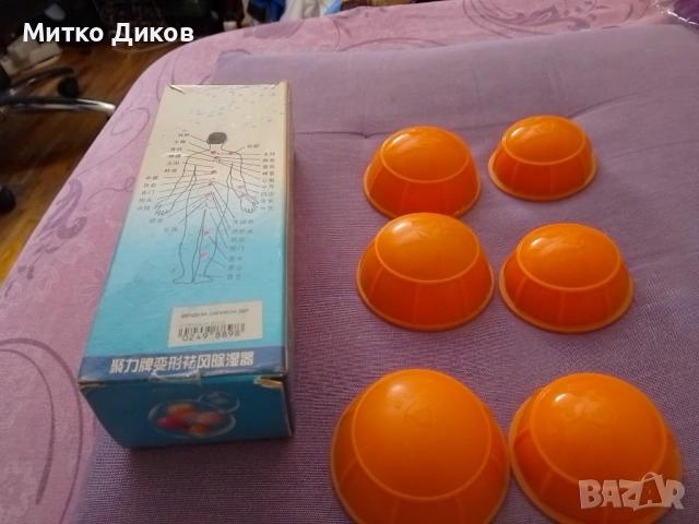 комплект за вакуумна терапия (вендузи силикон), предназначен за акупунктура фи 75 и 64, снимка 3 - Други - 54602314