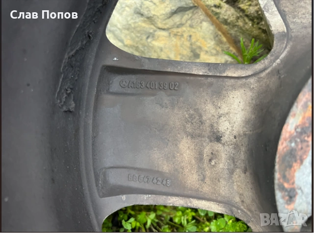 Джанти 17" 5х112 от ML W163, снимка 7 - Гуми и джанти - 54492166