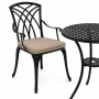 Градински комплект – маса с два стола Verona Black Код P2807, снимка 4