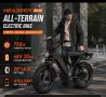 НОВ Електрически Велосипед мотор BK20 (1000W, 48V 20Ah,50km/h) FatBike E Bike , снимка 2