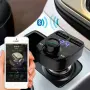 HF37 Car FM Bluetooth X8 – 5 в 1 FM трансмитер с bluetooth, двойно USB зареждане, снимка 1