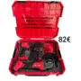 Комплект 2в1 KraftRoyal Red Mx Fuel 36V – ъглошлайф + гайковерт, 2x8Ah батерии и куфар , снимка 1