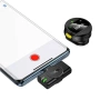 Безжичен микрофон Hoco L21 USB-C, с приемник, черен, снимка 3