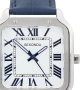 Мъжки кварцов часовник Sekonda Rene 39 мм в сребристо с аналогов дисплей, снимка 3