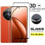 Realme 16 Pro+ 14 Pro+ 12 Pro+ GT 7 Pro / 3D ЦЯЛО ЛЕПИЛО Извит стъклен протектор за екран, снимка 3