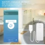 WiFi сензор за наводнение Tuya Smart Life, звукова аларма и Push известия, за баня и кухня 10319, снимка 6