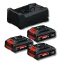 Акумулаторен комплект батерии и зарядно Bosch 18V EXPERT 3xEXBA18V-40 , 4.0Ah, снимка 1