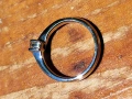 18к Пръстен бяло злато 2g с 0.18ct диамант VS1, снимка 13
