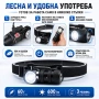 Акумулаторен LED челник за глава и фенер ярко осветление лампа за къмпинг туризъм риболов палатка, снимка 7