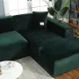 Калъфи Протектори за диван HOUSE OF QUIRK (3+4 местен) + 4 бр. калъфки "Hello" -маслено зелено, снимка 6