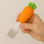Прибори за самостоятелно хранене „Морковчета“ – лъжица и вилица, снимка 3