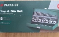 метчици и плашки на Парксайд в метална кутия 32бр., снимка 1